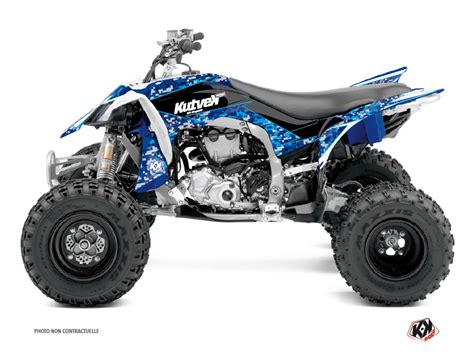 Yamaha Yfz R Atv Predator Graphic Kit Blue Kutvek Kit Graphik