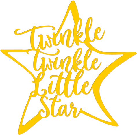 Twinkle Twinkle Little Star Clip Art Star Shape Png T
