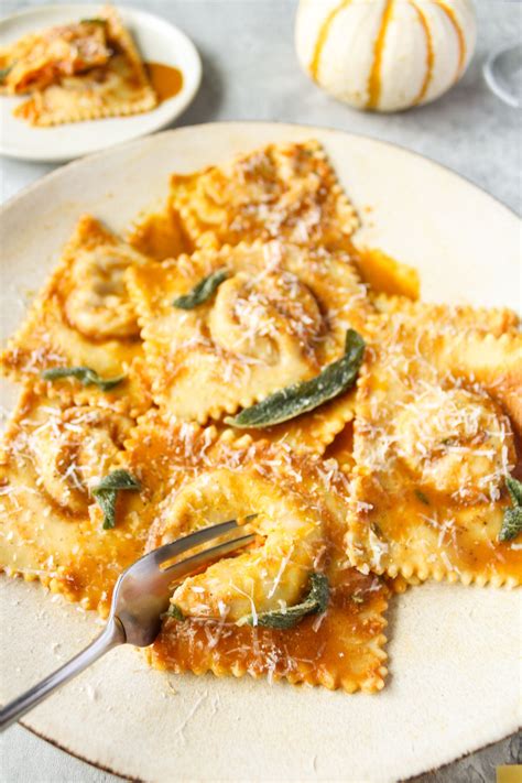 Pumpkin Ravioli With Brown Butter Sage Sauce Artofit