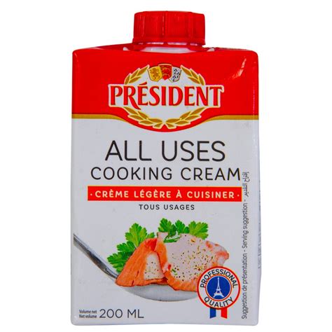 President Cooking Cream 200ml Online At Best Price Cooking Cream