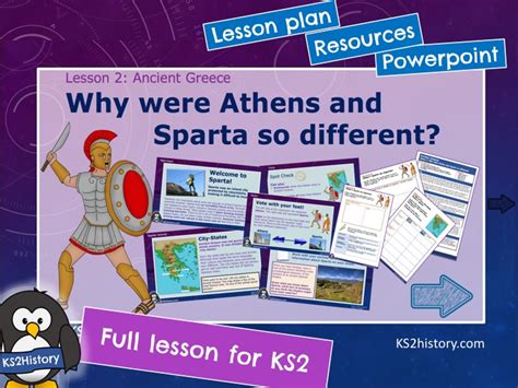 Athens And Sparta Lesson For Ks2 Teaching Resources