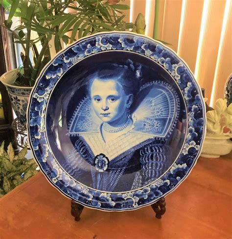 HUGE Royal Delft 1961 Rare Charger Large Old Delfts Blauw Etsy