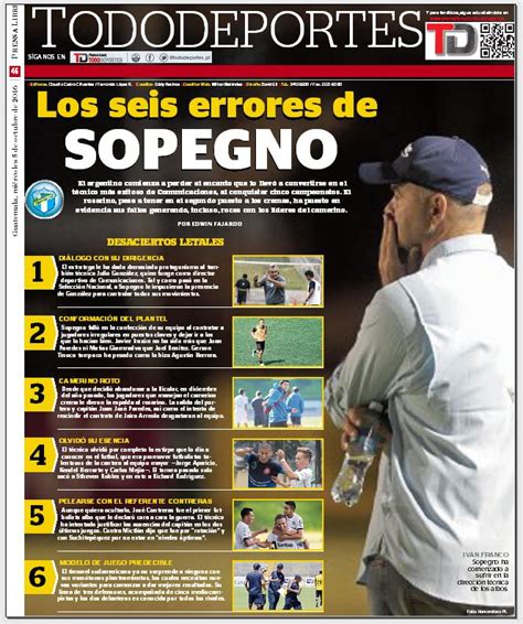 Le Compartimos La Portada De Tododeportes Pl Prensa Libre Scoopnest