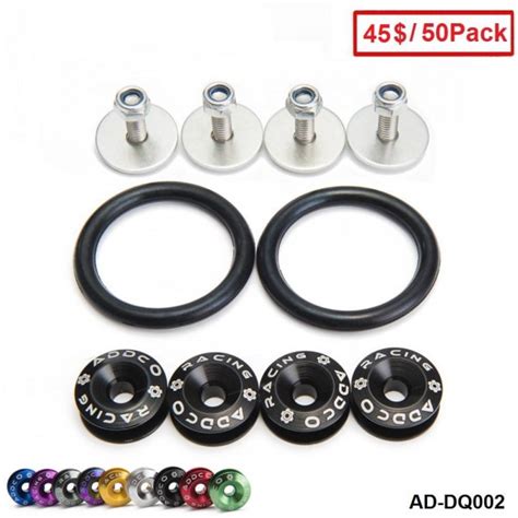 Addco Packs Lot Jdm Aluminum Quick Release Fasteners Kit Fit For