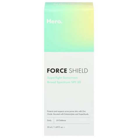 hero cosmetics force shield sunscreen broad spectrum spf   fl oz