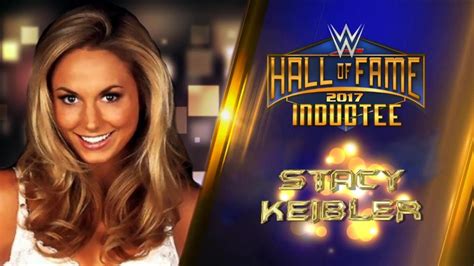 Stacy Keibler Joins The Wwe Hall Of Fame Class Of 2023 Custom Youtube