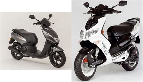 Motorrad Vergleich Peugeot Kisbee 50 Rs 2t 2013 Vs Peugeot Speedfight