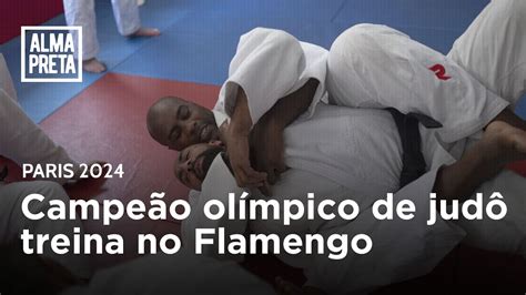 Flamengo Recebe Teddy Riner Campe O Ol Mpico De Jud No Rio De