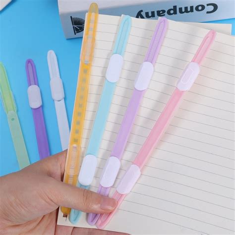 1 5pcs Paper Fasteners Plastic Binding Clip Loose Leaf Clips Binder File Folder Notebook