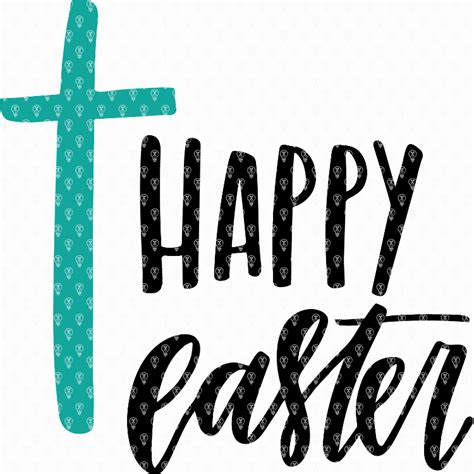 Happy Easter with Cross - Makers Gonna Learn