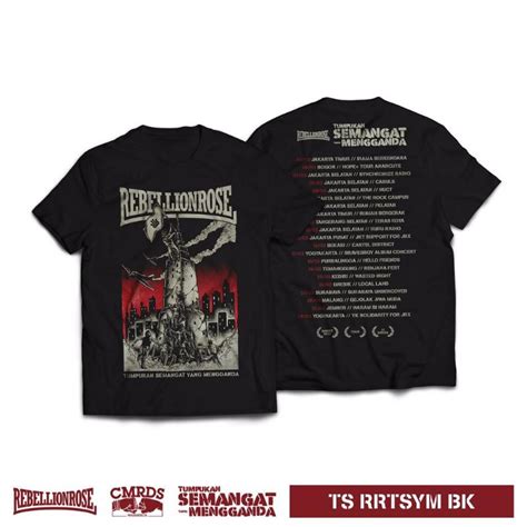 Jual T Shirt Tsym Rebellion Rose Original Tumpukan Semangat Yang