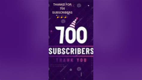 Thanks For 700 Subscribers 🎉🎉🎉🎉 Viral Shortvideo Subscribers Youtube