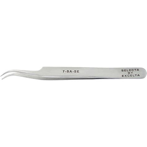 Excelta 7 SA SE 32NE93 Tweezer Curved Fine 4 1 2 Inch Length