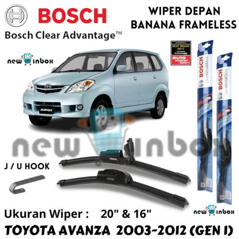 Jual Wiper Depan Mobil Toyota Avanza 2003 2012 Sepasang Bosch Clear