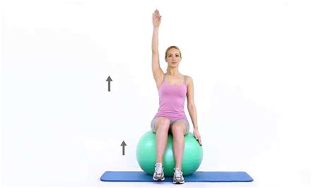 Swiss Ball Sitting Balance Youtube