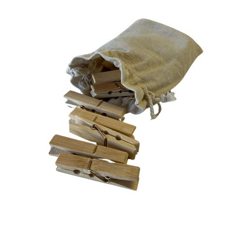 Bamboo Peg Bag 10 Included The Green Tap Store
