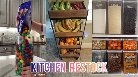 Kitchen And Pantry Random Restock And Organize Tiktok Compilation