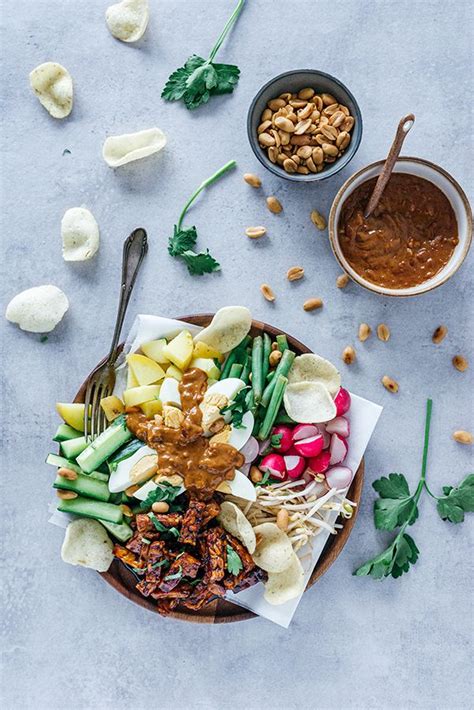 Gado Gado Met Tempeh Brenda Kookt Vegetarische Maaltijd