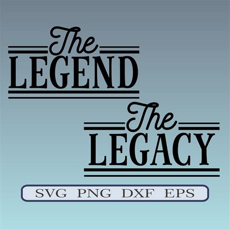 The Legend & the Legacy SVG Bundle, Mommy, Daddy and Me Cut File