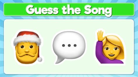 Guess The Christmas Songs By The Emojis 🎄 🎅 With Music 🎶 Youtube