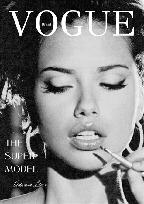 Adriana Lima Brazil Vogue Cover In 2024 Adriana Lima Vogue Vintage