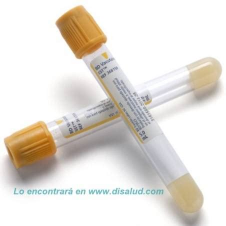 Tubo Vacutainer BD 5 Ml 13x100mm Con Gel SST II Advance Aditivo