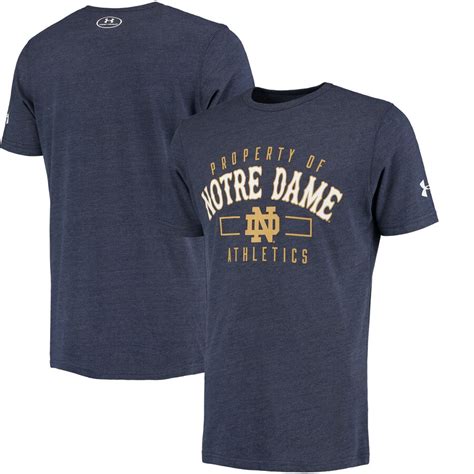 Notre Dame Fighting Irish Under Armour Property Of Iconic Tri Blend