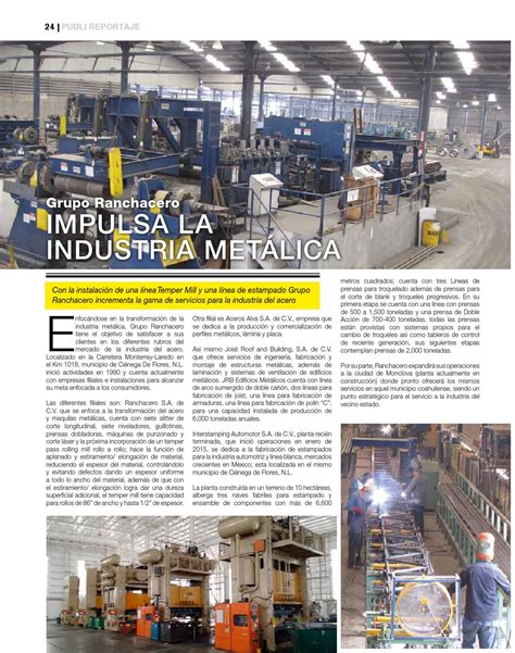 Industria Del Acero By Milenio Diario Monterrey Issuu