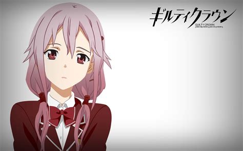 Inori Yuzuriha Anime Simple Background Anime Girls Guilty Crown Hd