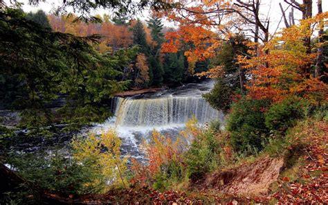 Tahquamenon Falls Michigan Wallpapers Wallpaper Cave