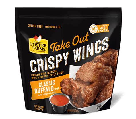 Classic Buffalo Take Out Crispy Wings Products Foster Farms