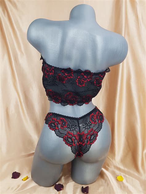Victorian Sexy Mature Lace Lingerie Set For Women Available In Etsy