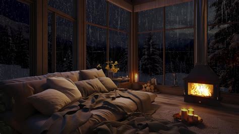 Cozy Atmosphere With Serene Rain Sounds And Thunder For A Peaceful