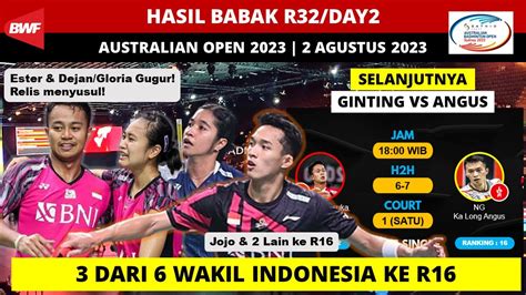 Hasil Australia Open Hari Ini Day R Wakil Ke R Australia