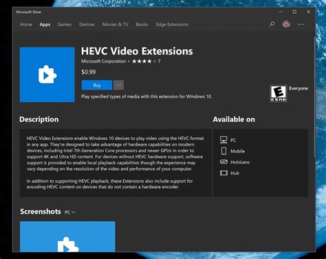 Microsoft Now Charging For Hevc Video Extensions Windows Central