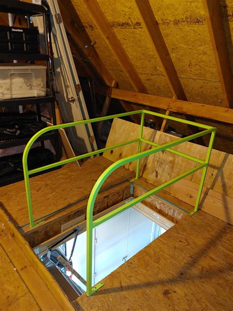 Attic Handrail Gallery | Attic Ladder Guy