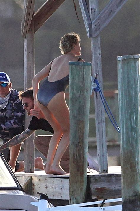 Charlize Theron In A Bikini Photoshoot In Miami Beach March 2014