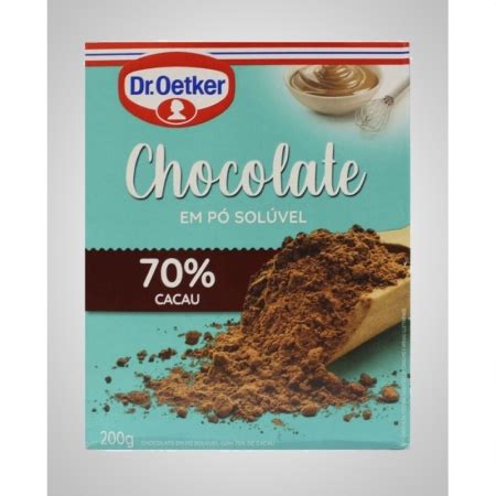 Chocolate Em Po Dr Oetker Cacau Gramas Supermercado Dit O