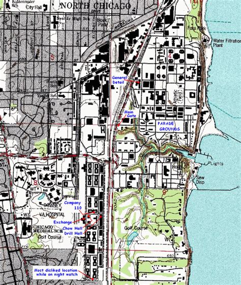 Great Lakes Naval Station Map Printable Maps Online