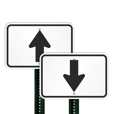 Straight Thru Sign 12 In X 18 In