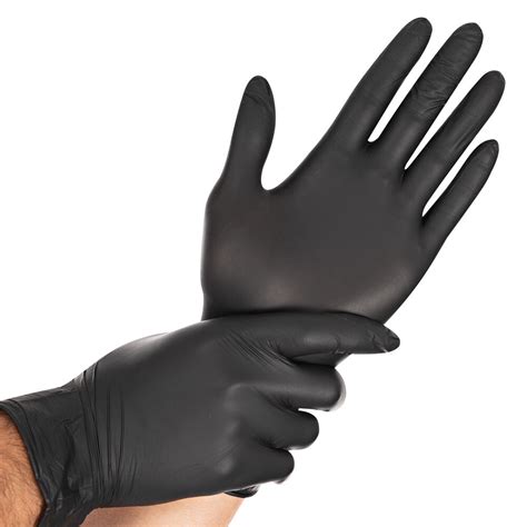 Nitrile Gloves Black Size S M L Xl Pcs Growland Biz