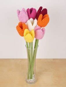 PATRÓN GRATIS de Tulipán Amigurumi paso a paso Crochetisimo