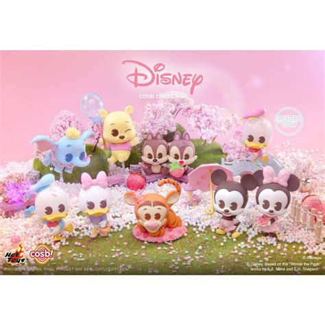 Hot Toys Blind Box ฟกเกอร ของสะสม Cosbi CBX Disney Cherry Blossom Version Cosbi