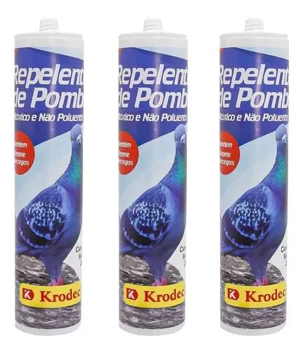 Kit Espanta P Ssaros Gel Tubo Repelente Pombo Morcego Pardal Mercadolivre