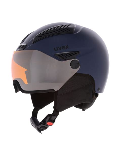 Uvex Hlmt 600 Visor Ski Helmet With Visor Unisex Mat Blue SkiWebShop