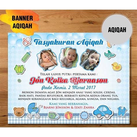 Detail Spanduk Tasyakuran Aqiqah Koleksi Nomer 15