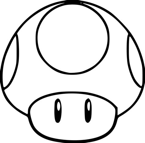 Mario Mushroom Coloring Pages Super Mario Coloring Pages Mario Bros