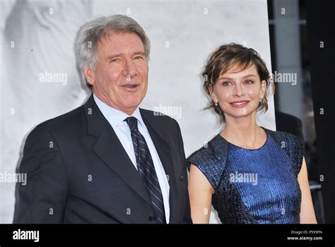 Harrison Ford Calista Flockhart Arriving At The 42 Premiere At The