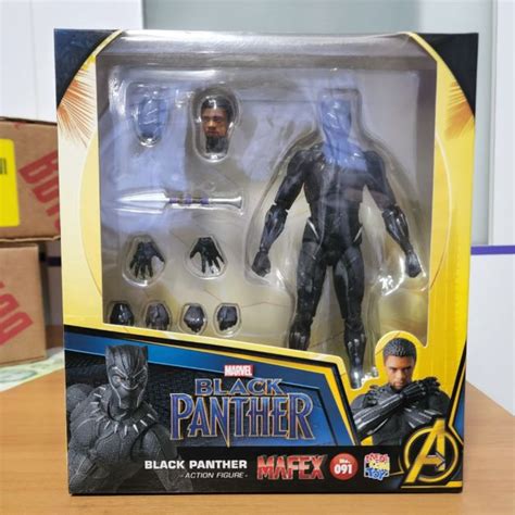 Play Mall All Mu Ecos De Colecci N Black Panther Mafex Pantera