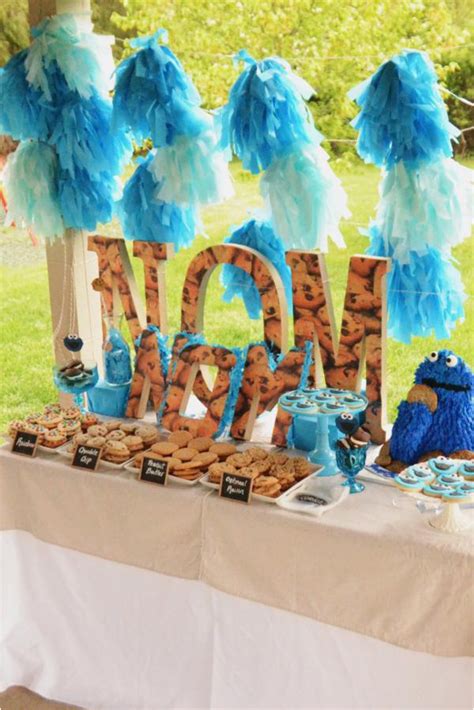 Cookie Monster Birthday Party Decorations BirthdayBuzz